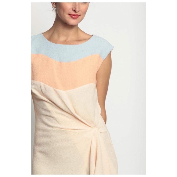 Eva Franco Anthropologie Cream Sleeveless Midi Dress - Picture 2 of 3
